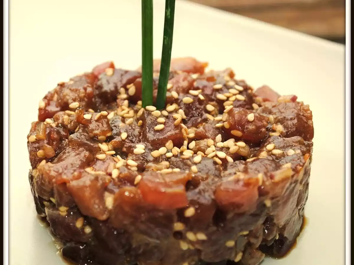 Tartar de solomillo de atún y sésamo. - foto 3