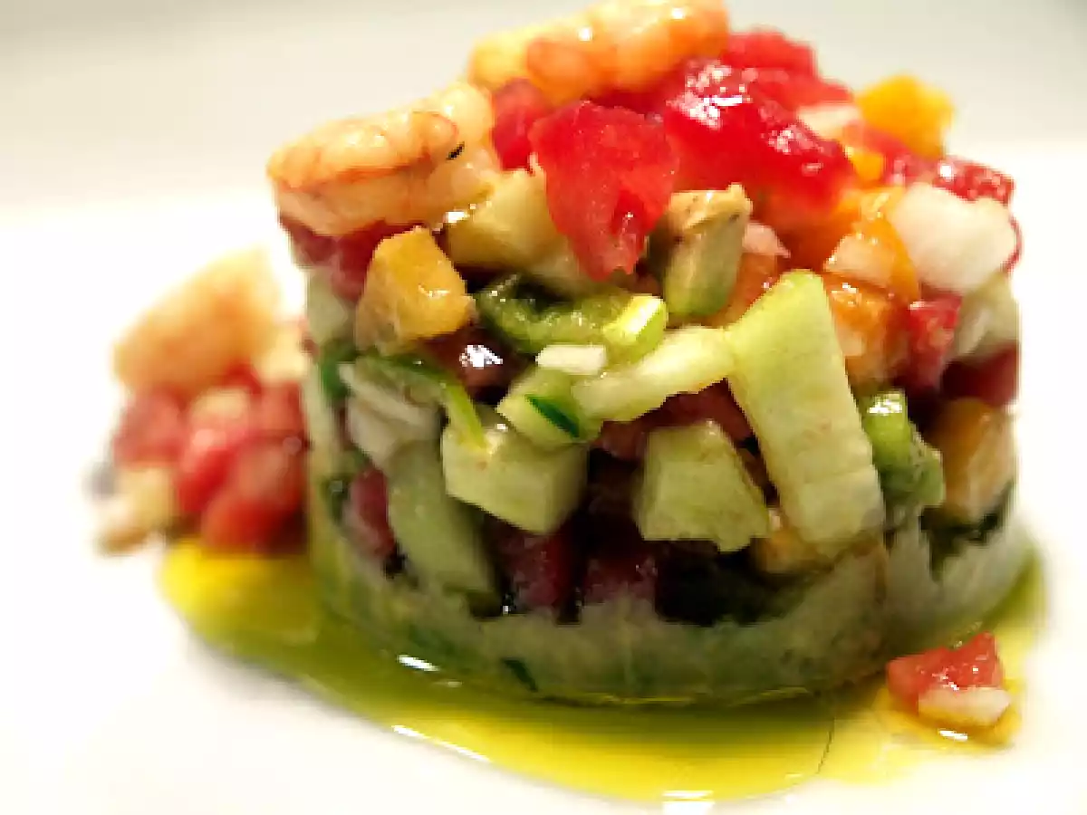 Tartar de verduras y frutas ( lo mejor de cada casa) - foto 2