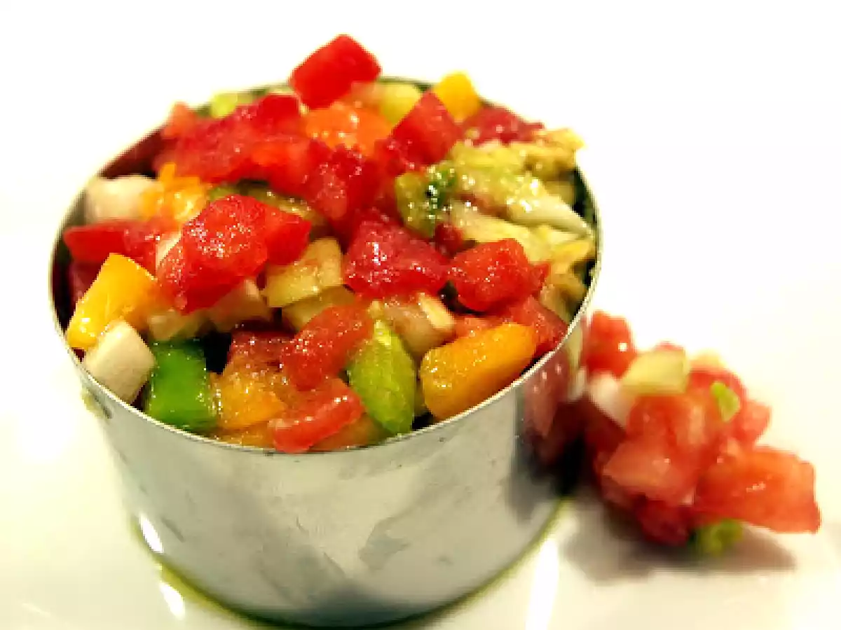 Tartar de verduras y frutas ( lo mejor de cada casa) - foto 3