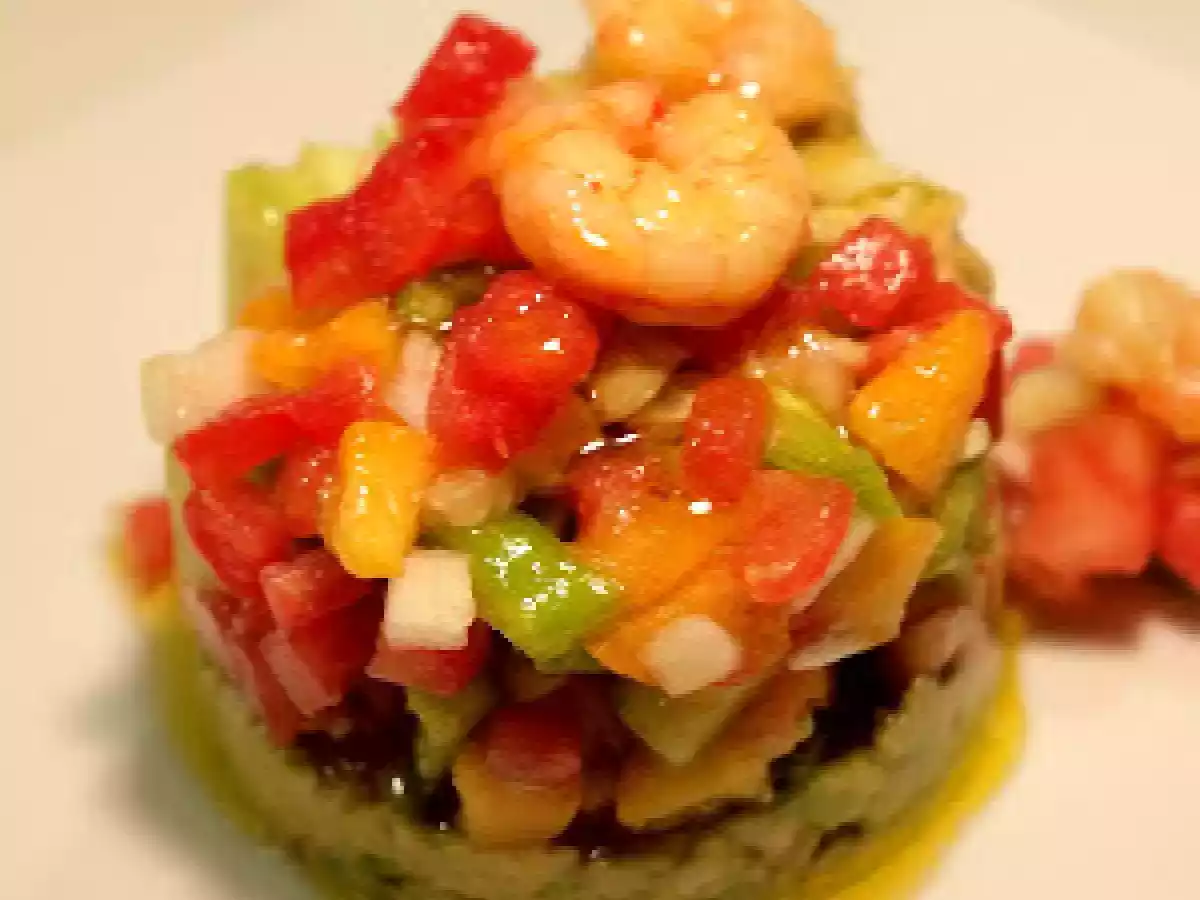 Tartar de verduras y frutas ( lo mejor de cada casa) - foto 4