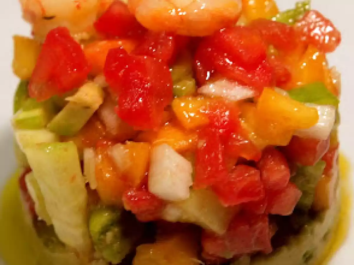 Tartar de verduras y frutas ( lo mejor de cada casa) - foto 5