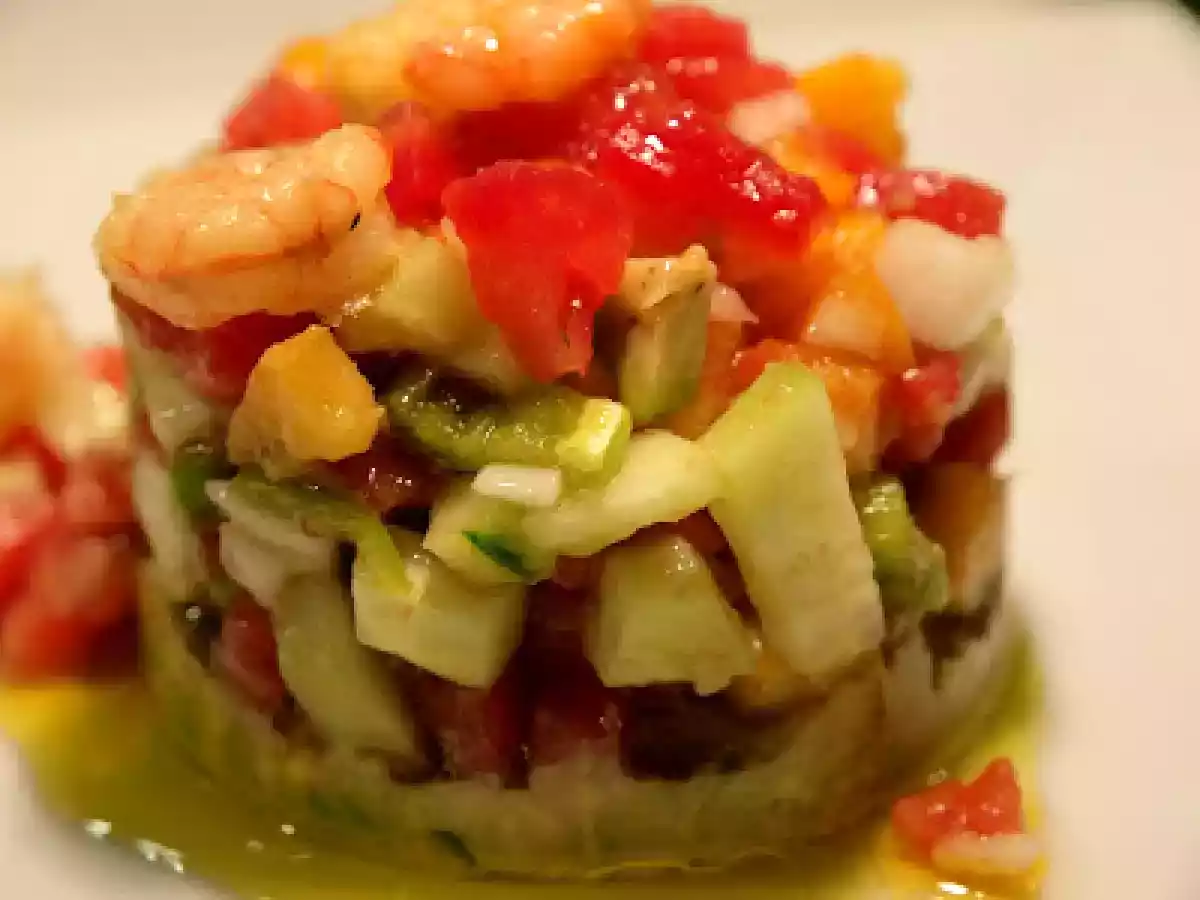 Tartar de verduras y frutas ( lo mejor de cada casa) - foto 6