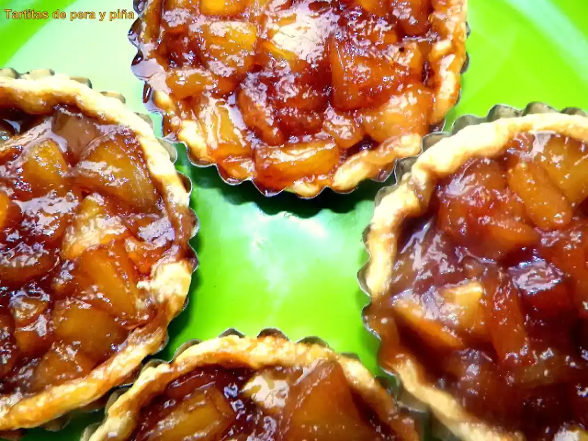 Tartitas de pera y piña. - foto 2