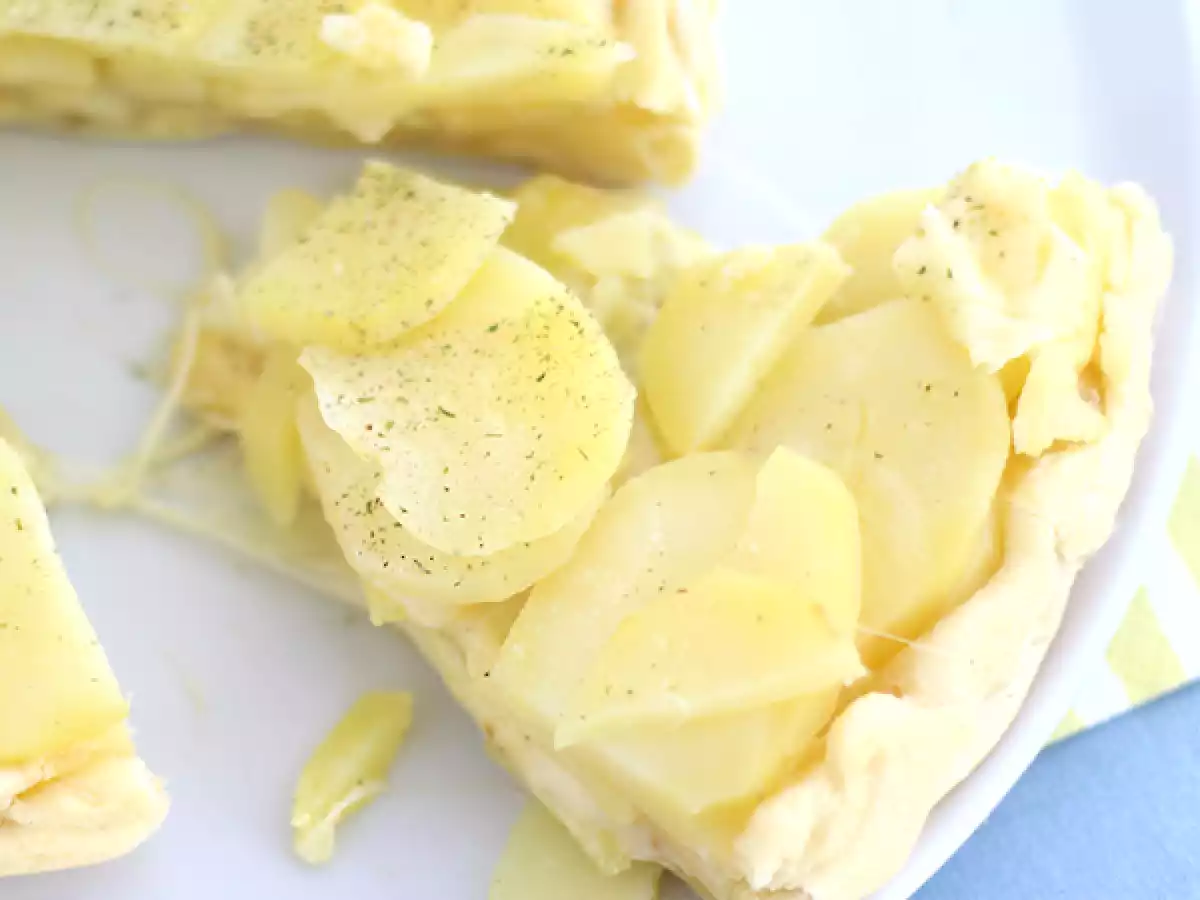 Tatín de patatas y queso cantal - foto 2