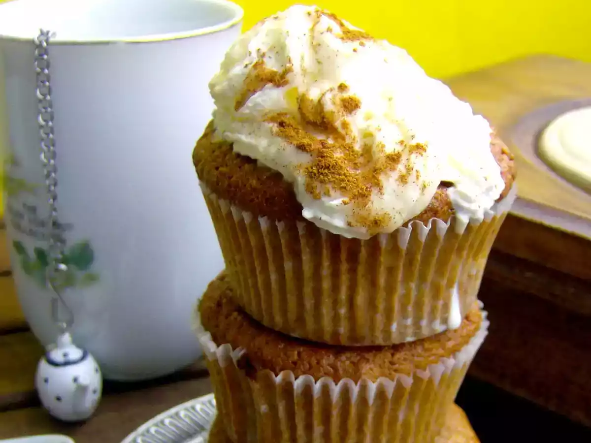 Te sobraron claras, muffins de canela y miel! - foto 2