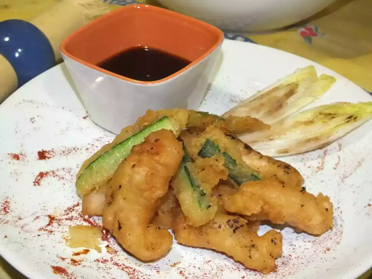 Tempura de Pollo, Calabacín y Teriyaki - foto 7