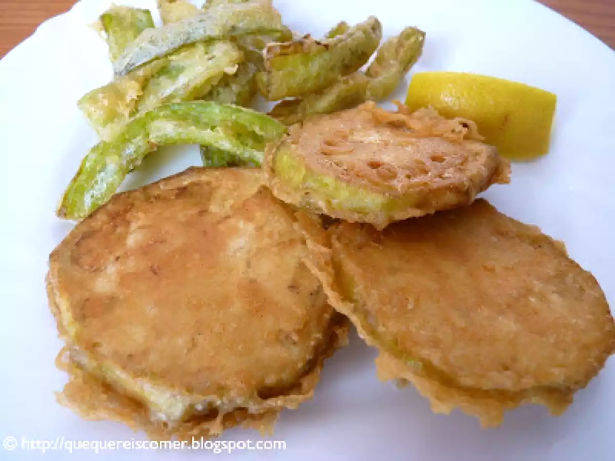 Tempura de verduras con harinas Santa Rita - foto 2