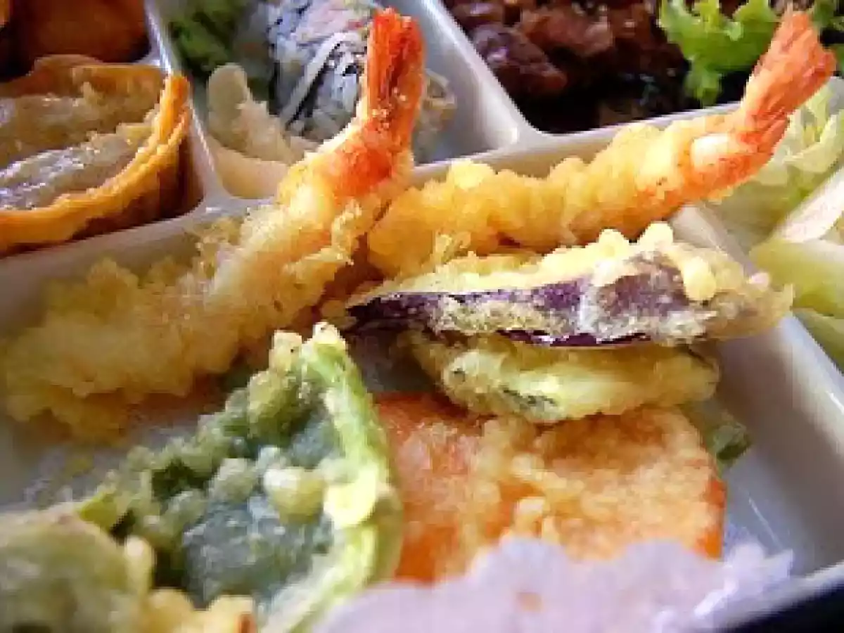 Tempura, fritura rápida de verdura