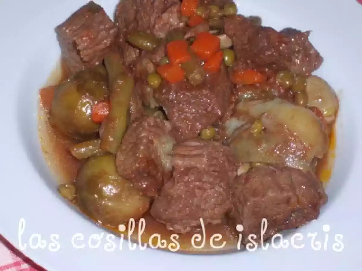 Ternera a la jardinera en Fussioncook