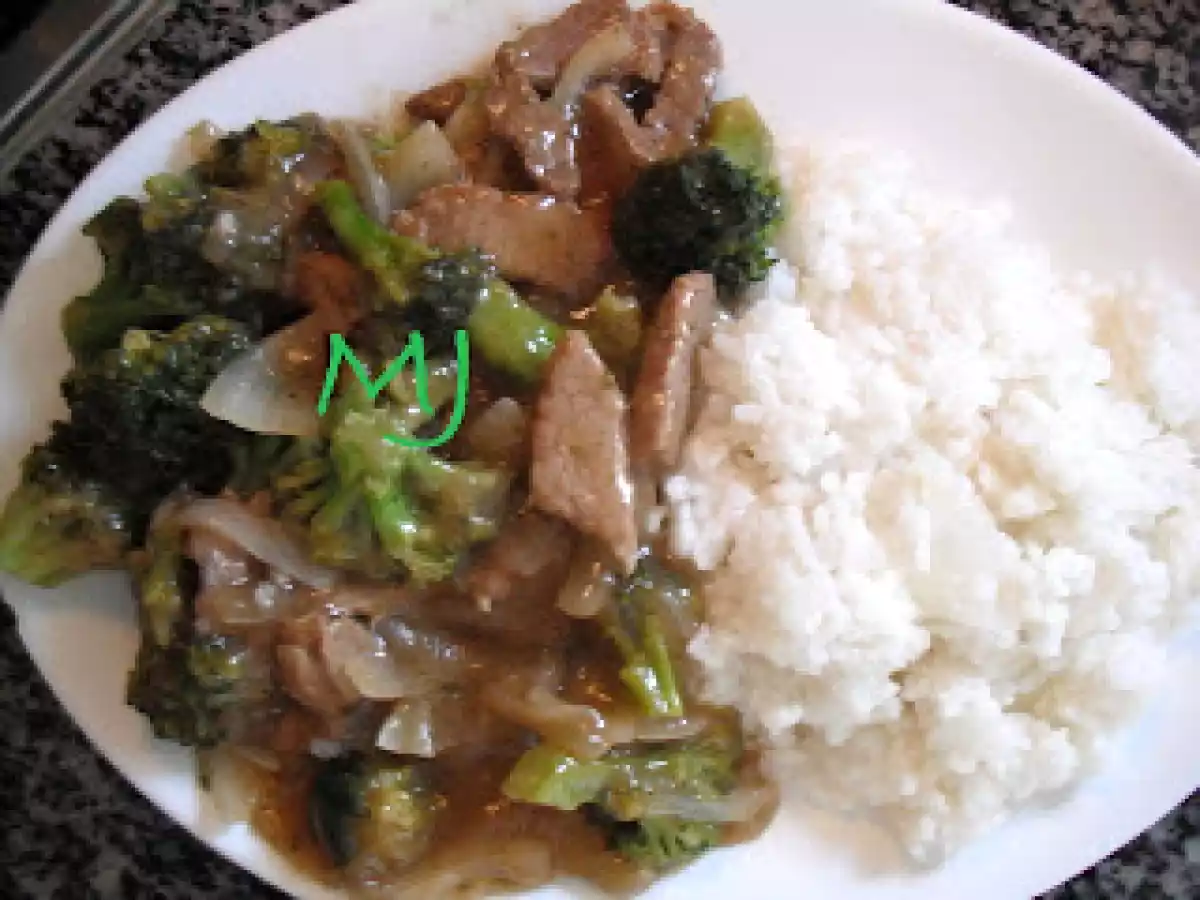 Ternera con brócoli