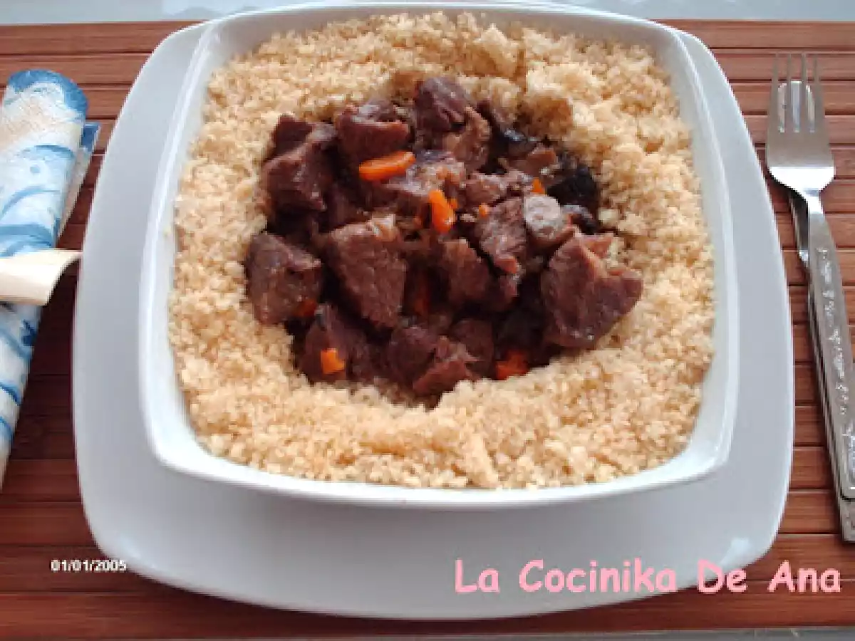 Ternera con cous-cous
