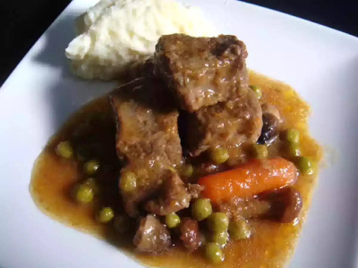 Ternera guisada con Verduras