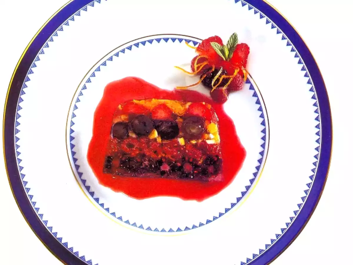 Terrina de frutas y gelatina de miel Le Cordon Bleu