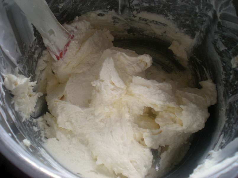 Terrina de mousse de queso, jamón y gelatina de huevo hilado. Paso a paso. - foto 12