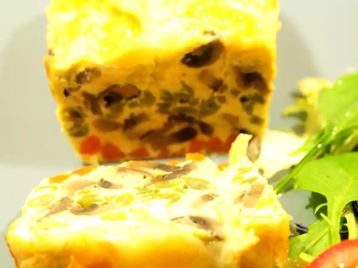 terrina de verduras, con queso provola y champiñones - foto 3