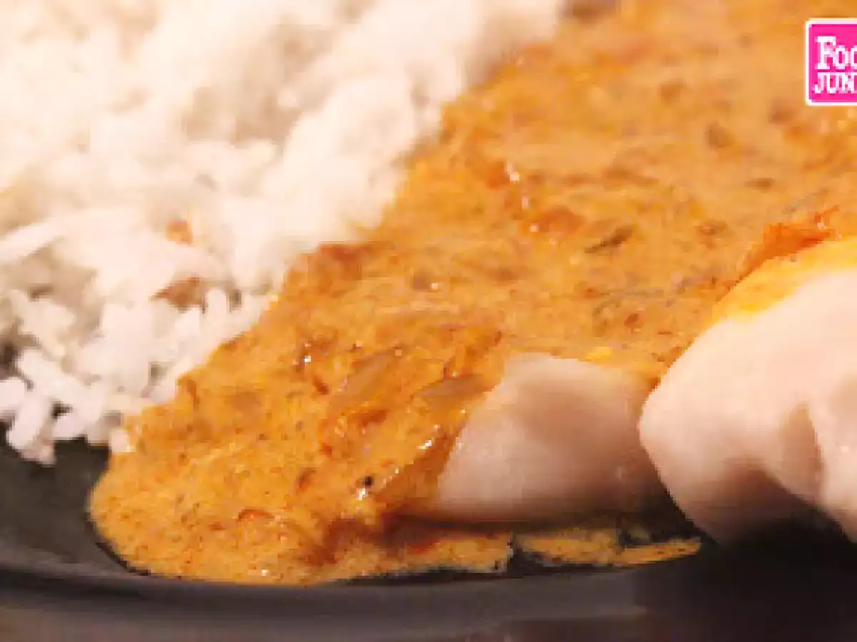 Tilapia al horno con salsa de curry y coco - foto 2