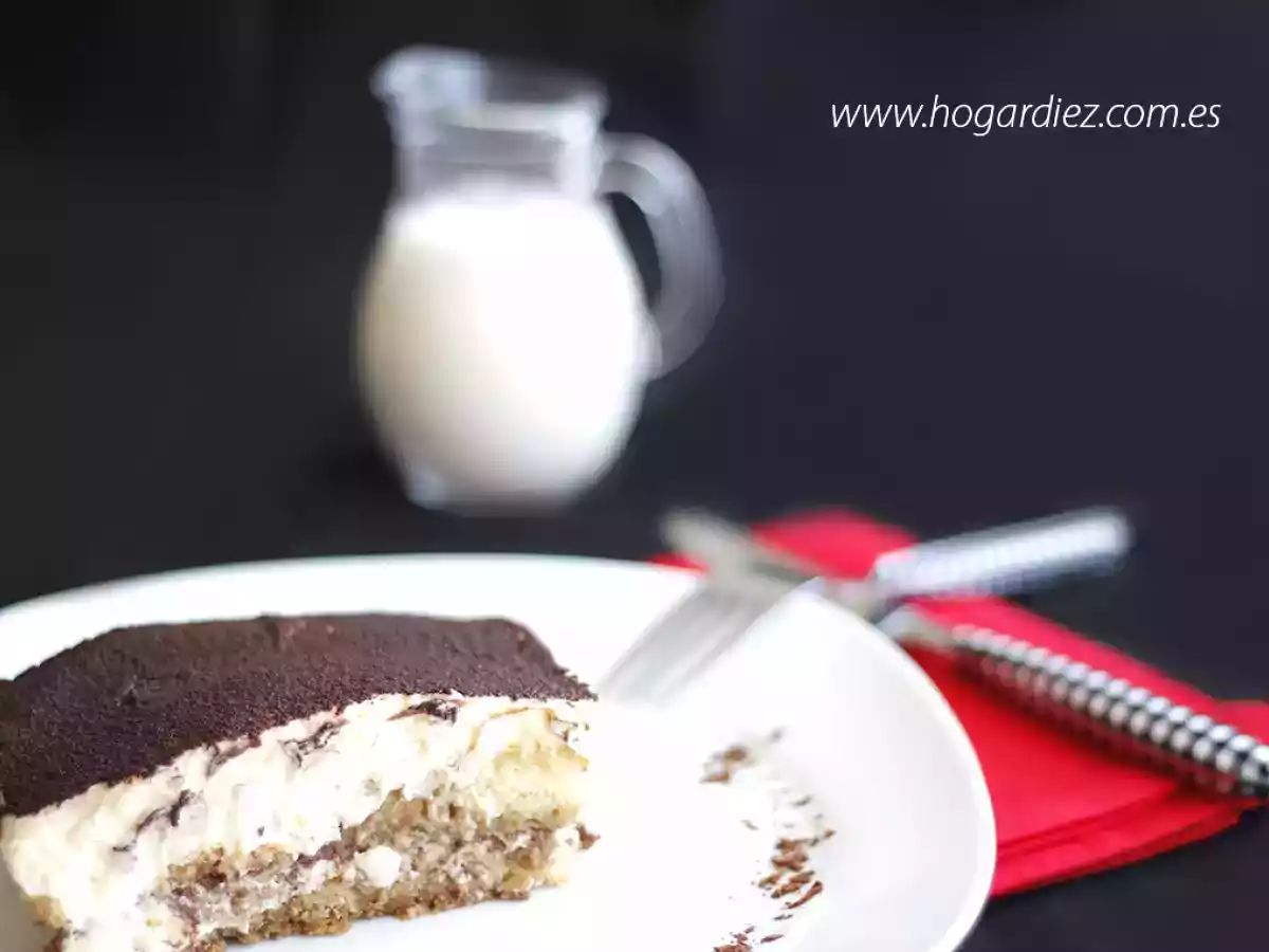 Tiramisú casero