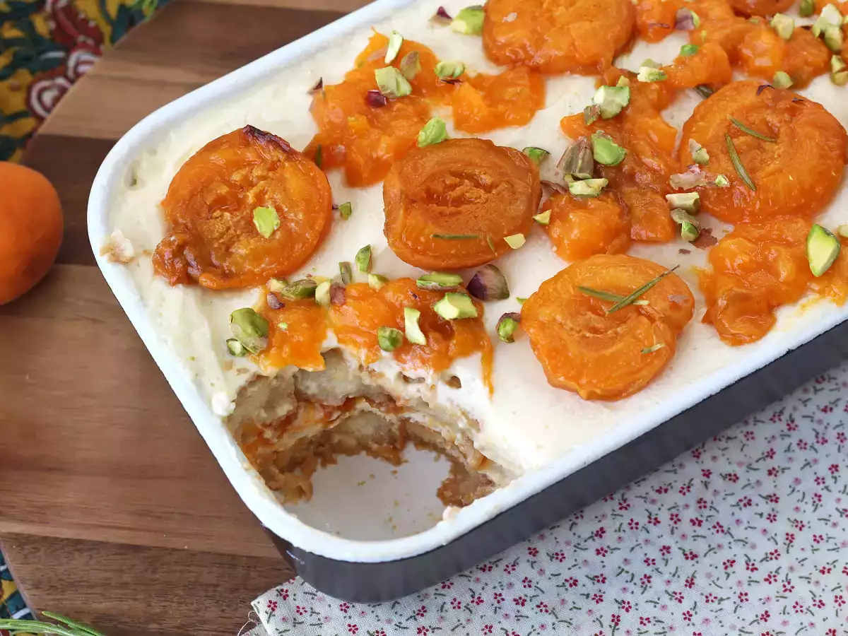 Tiramisú de albaricoques asados: el postre afrutado y cremoso perfecto para el verano - foto 9