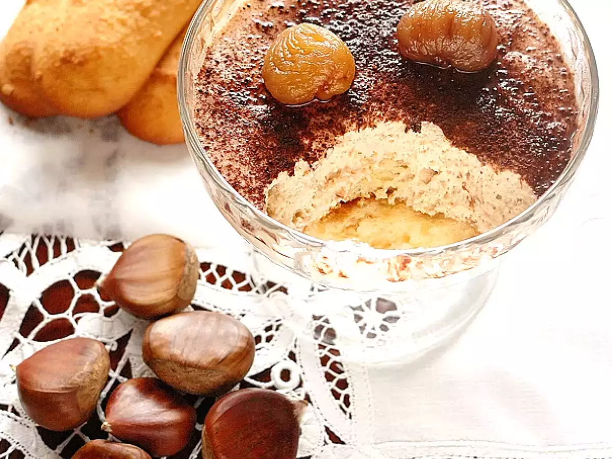Tiramisú de castañas - foto 2