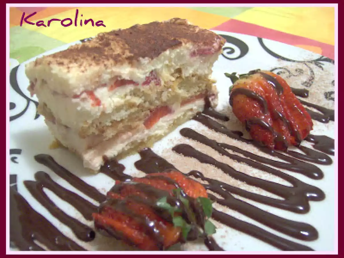 Tiramisu de fresas