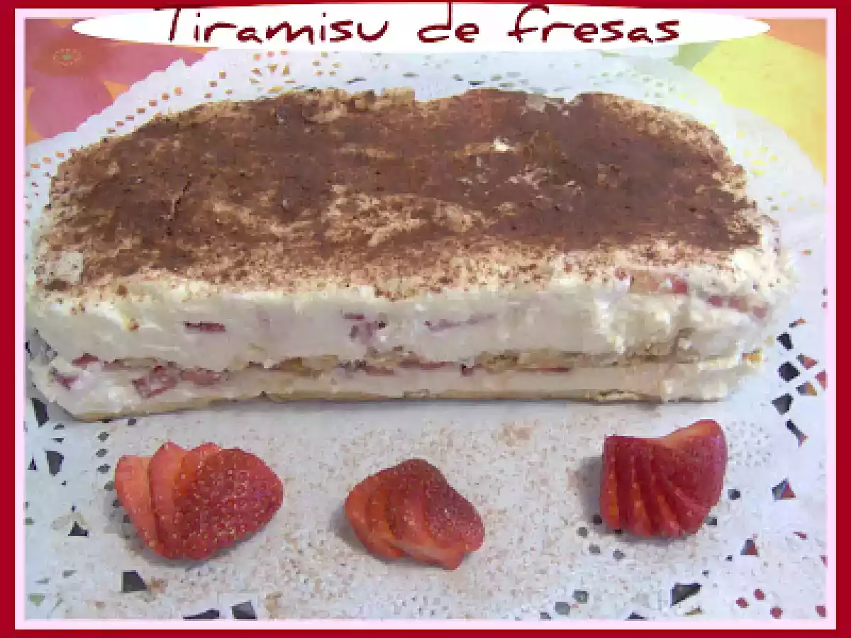 Tiramisu de fresas - foto 2