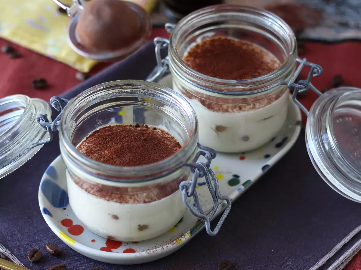 Tiramisú de tofu sedoso sin mascarpone ni huevos - foto 2