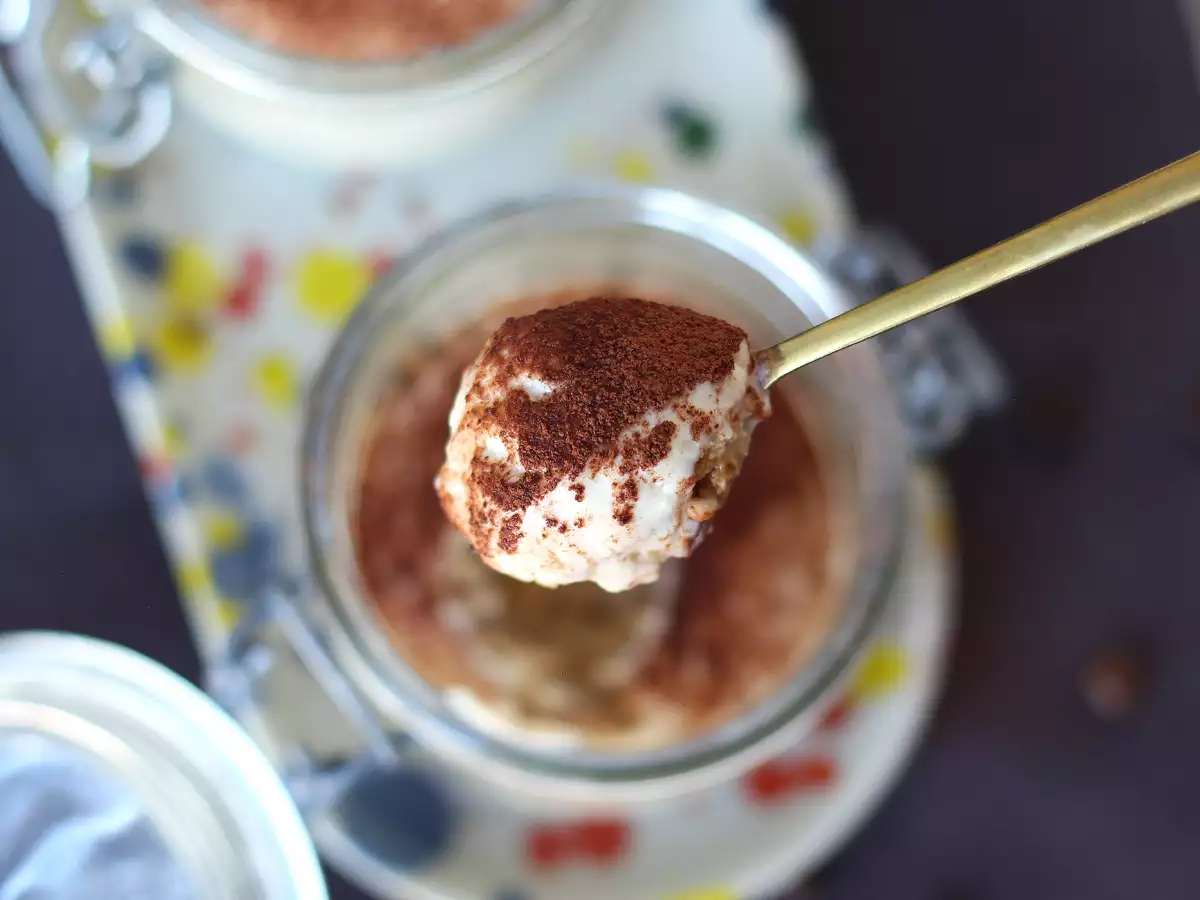 Tiramisú de tofu sedoso sin mascarpone ni huevos - foto 5