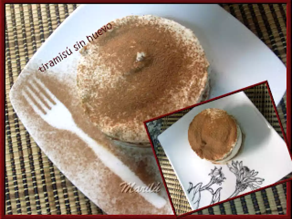 TIRAMISÚ SIN HUEVO