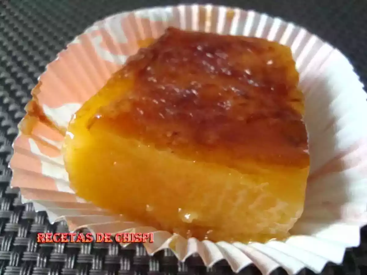 Tocino de cielo al microondas