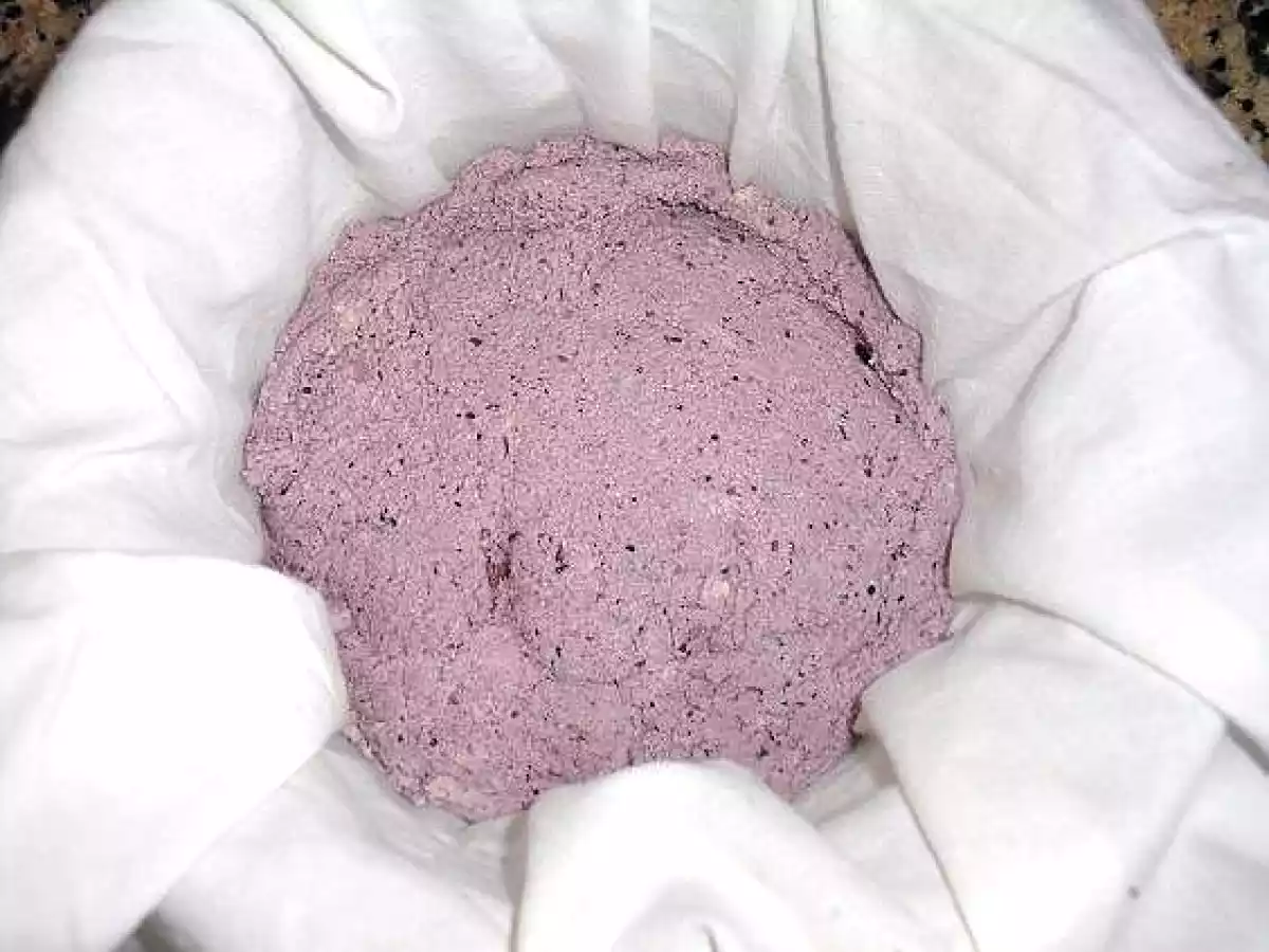 Tofu dulce de arándanos