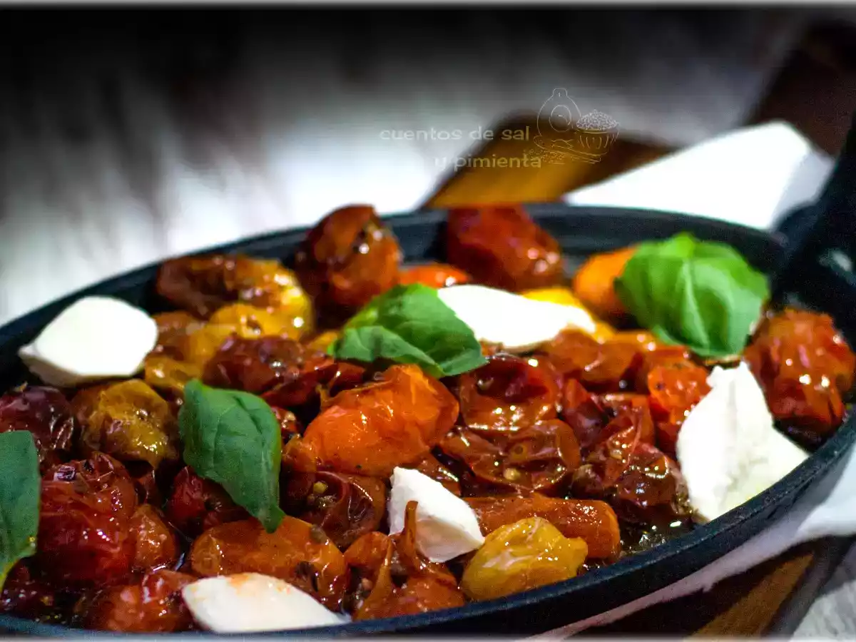 Tomates cherry al horno - foto 2