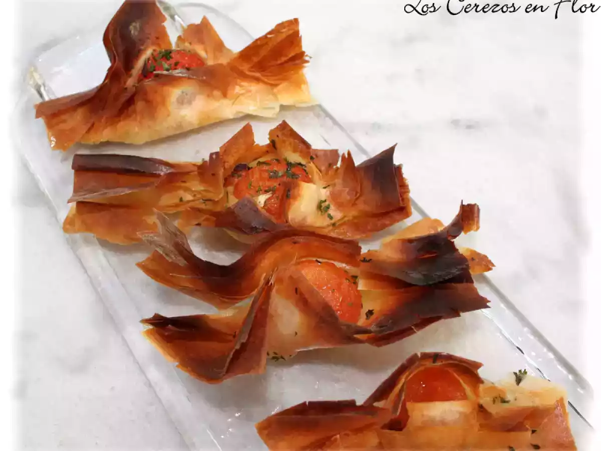 Tomates Cherry crujientes y Strudel de Gorgonzola - foto 2