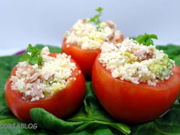 Tomates rellenos de cuscús