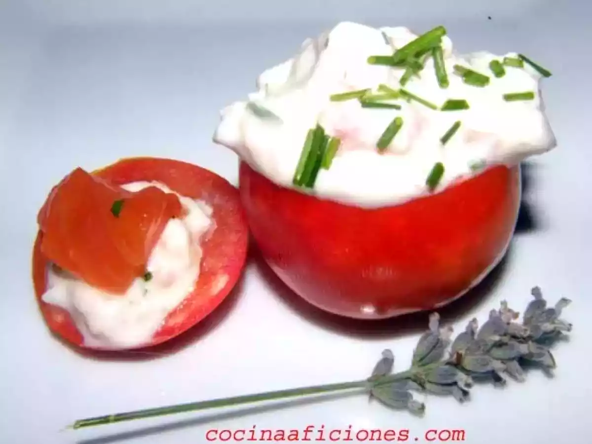 TOMATES RELLENOS DE SALMON - foto 2