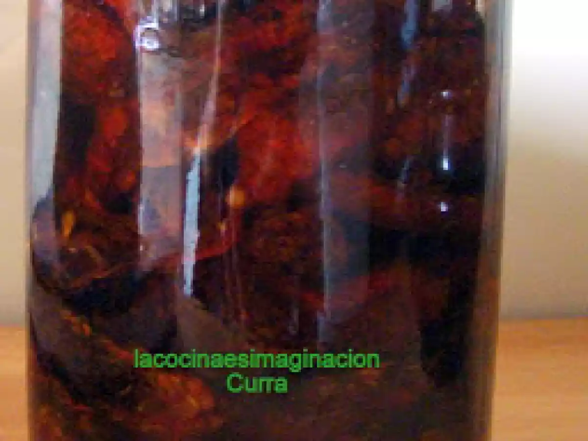 Tomates secos al horno con hierbas aromáticas