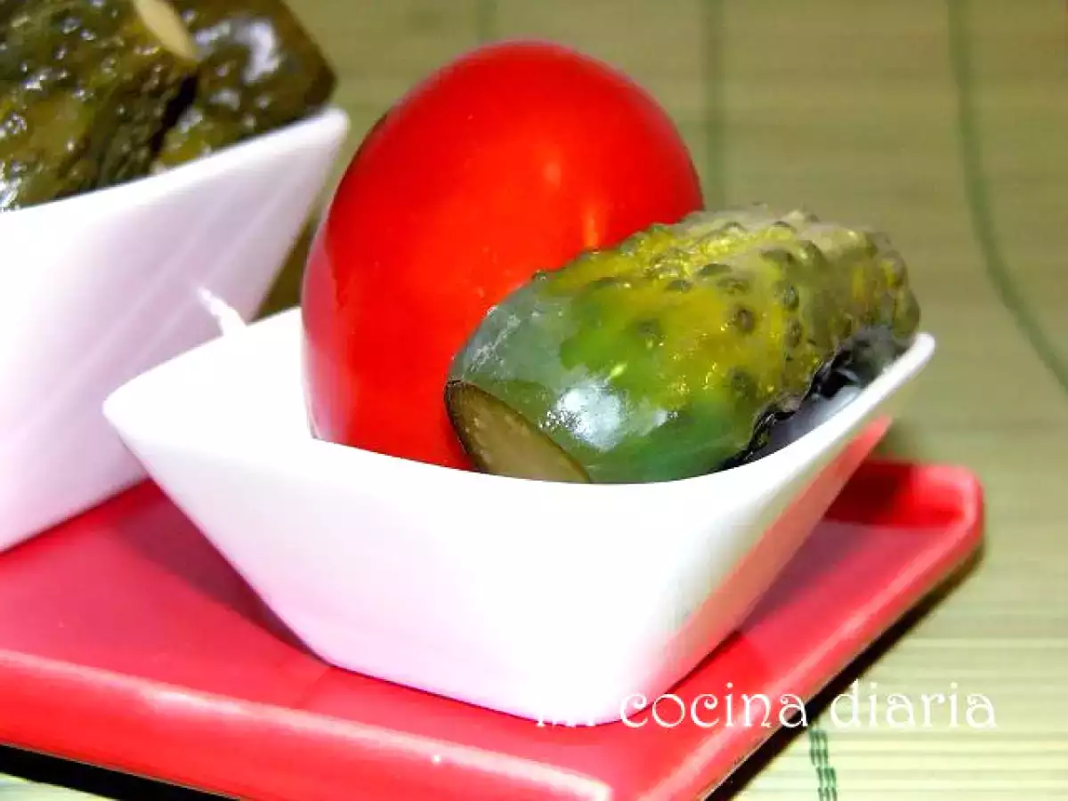 Tomates y pepinos marinados - foto 7