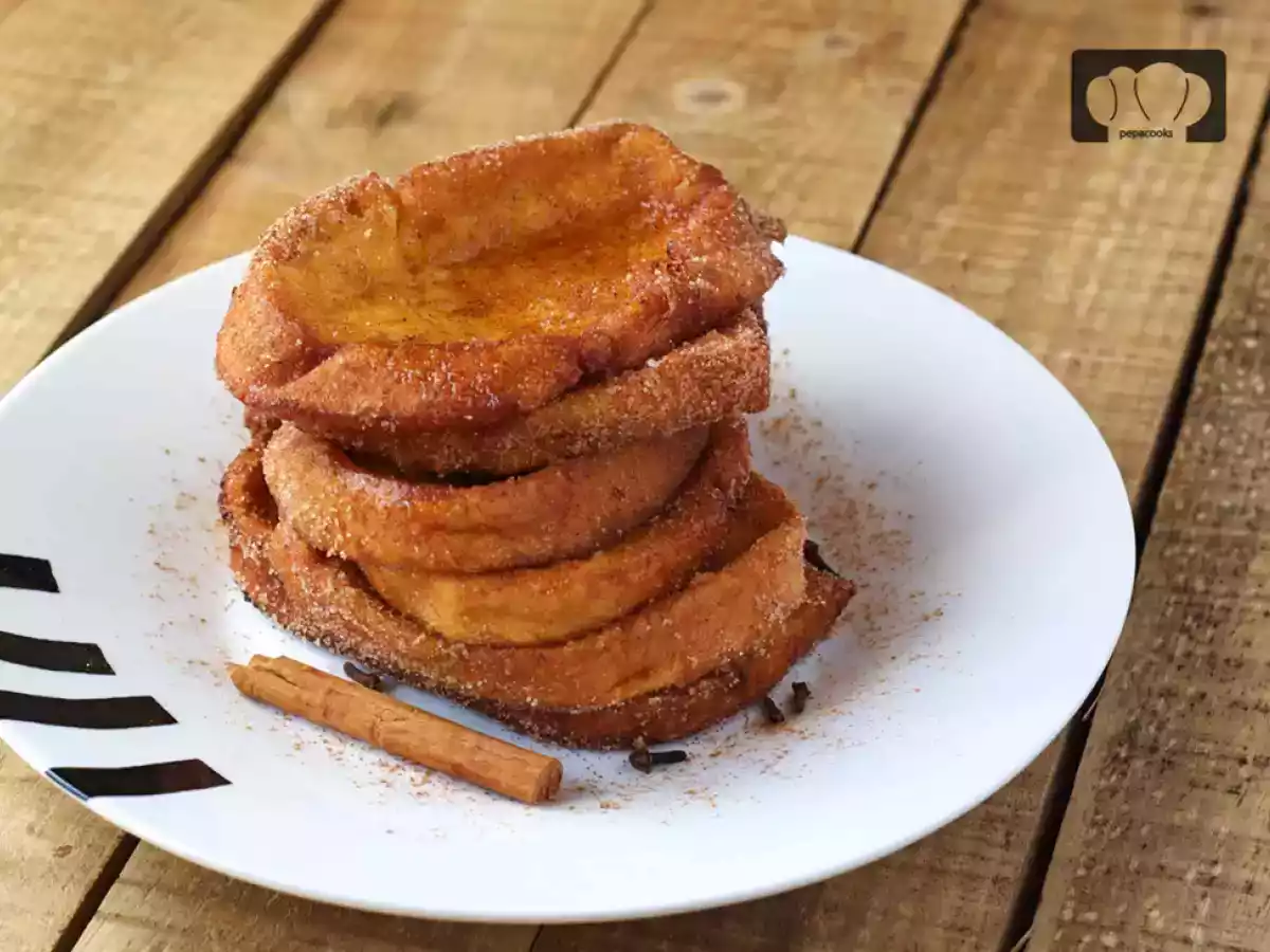 Torrijas caseras con amaretto para cuaresma - foto 2