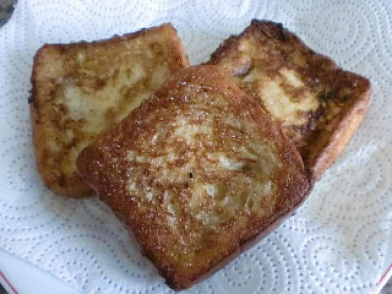 Torrijas con pan de molde - Receta Petitchef