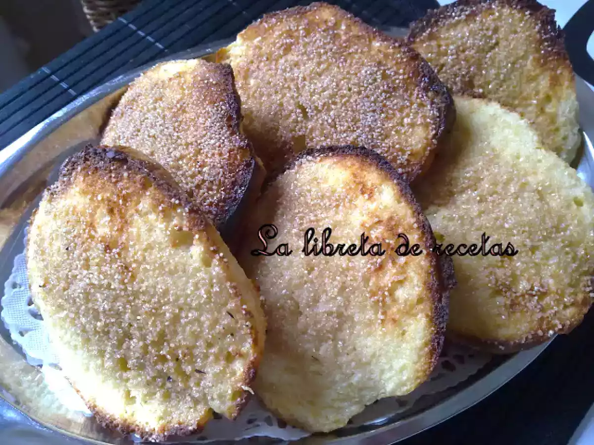 Torrijas crujientes sin freír y sin huevo