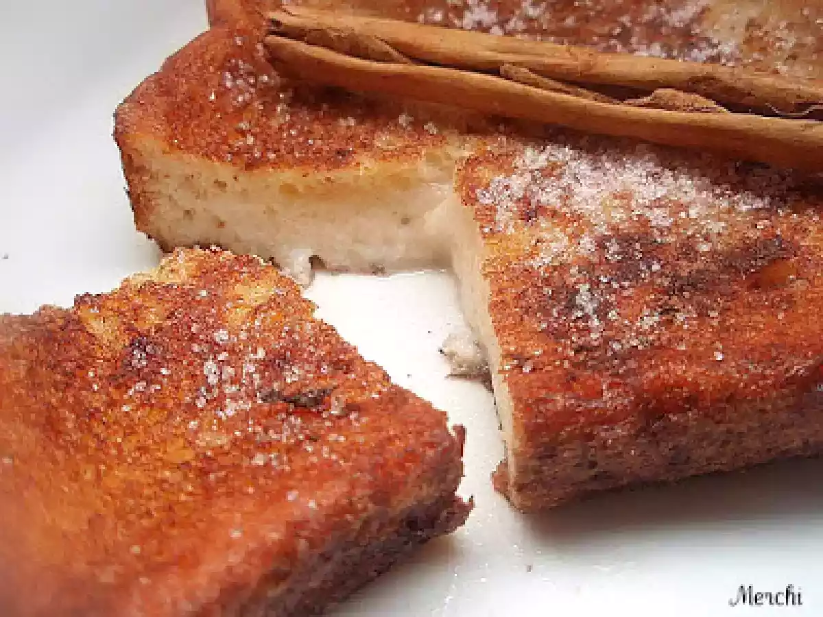 Torrijas de pan de molde