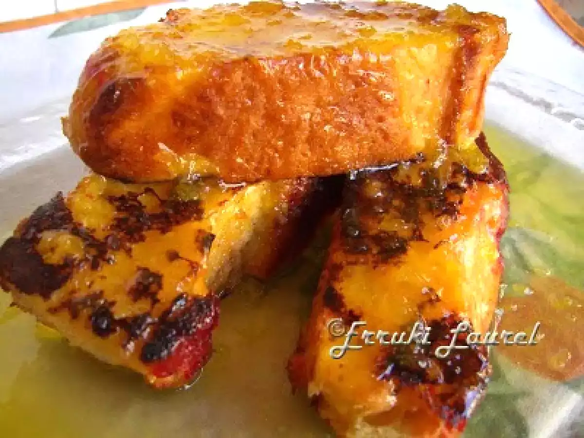 Torrijas de roscón de reyes