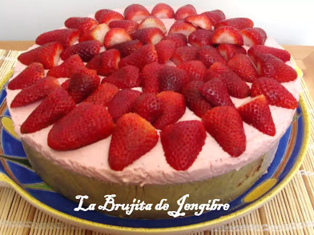 TORTA BAVAROISE DE PISTACHOS-FRUTILLAS...UN EMBRUJO PARA LAS FIESTAS DE FIN DE AÑO!!!