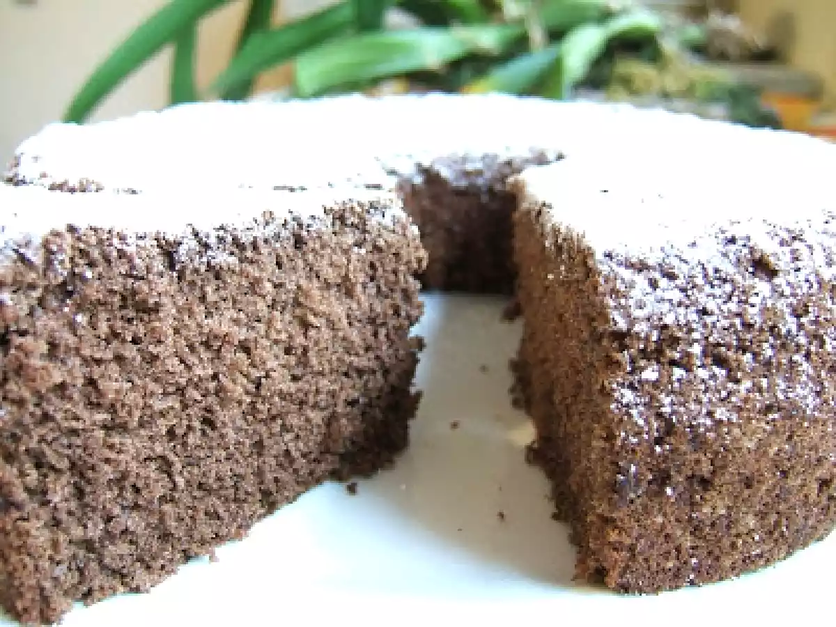 TORTA CHIFFON DE CACAO - COCOA CHIFFON CAKE