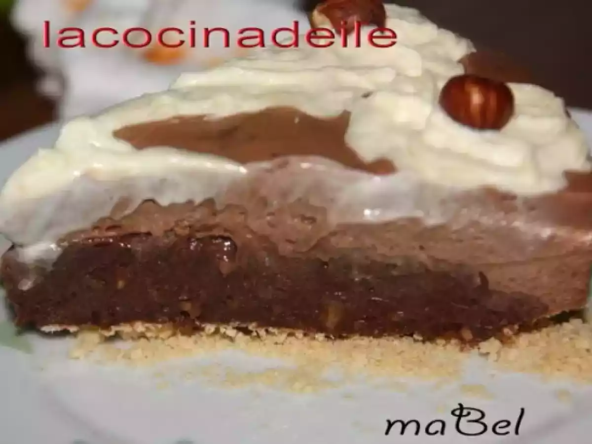 Torta cremosa de avellanas