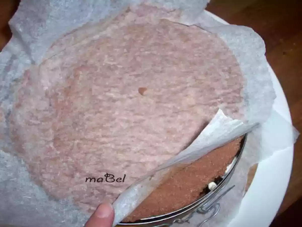 Torta de bananas o platanos con chocolate - foto 5