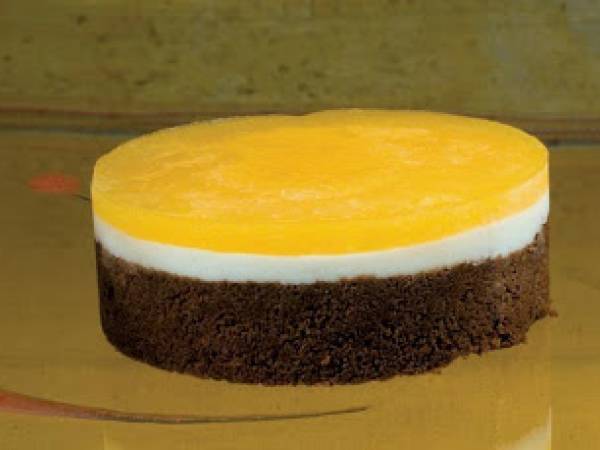 Torta de choco, mango y yogur -Gourmet / Cocina / Sabor tropical-