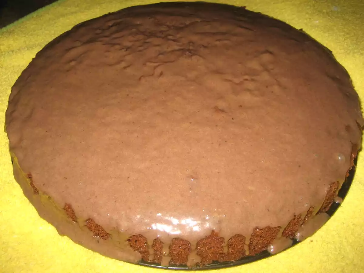 Torta de chocolate y coca cola