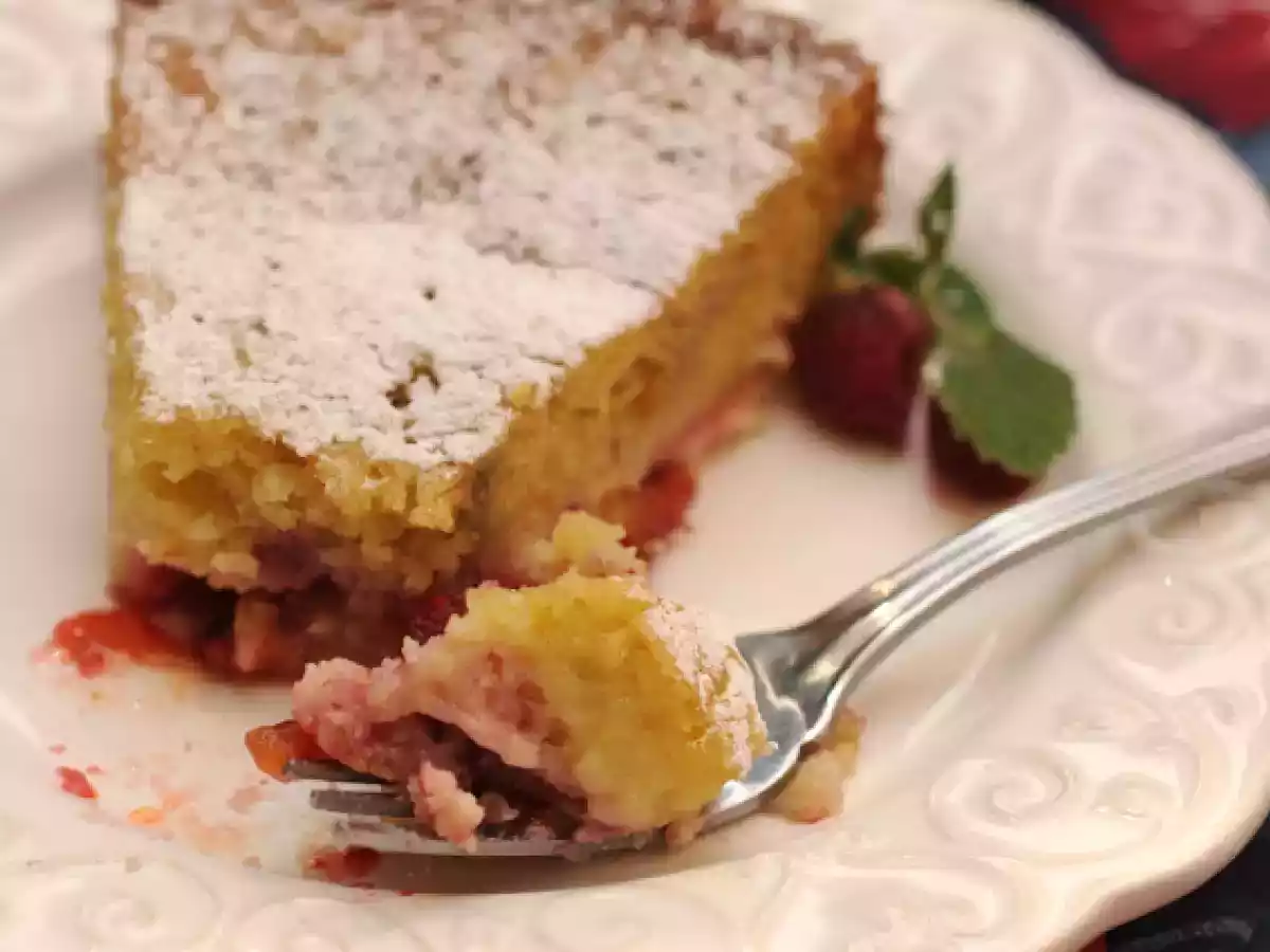 Torta de Ciruelas y Queso Crema