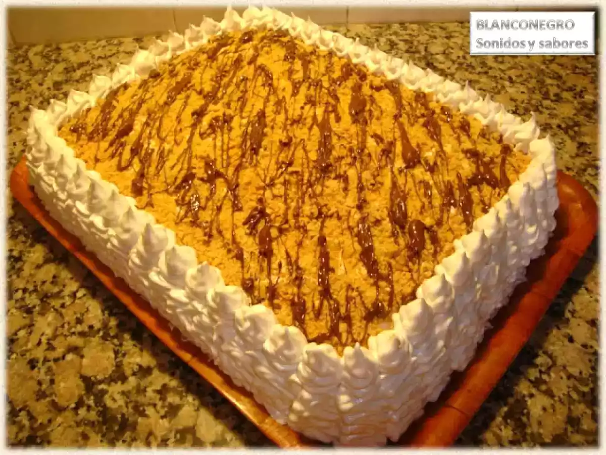 Torta de mantecol, nutella y mistela - foto 2