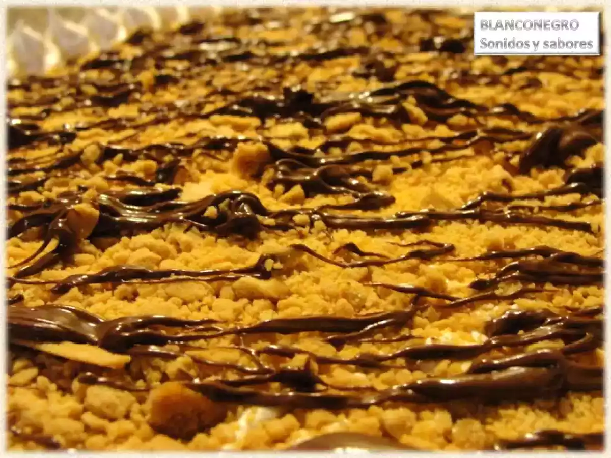 Torta de mantecol, nutella y mistela - foto 3